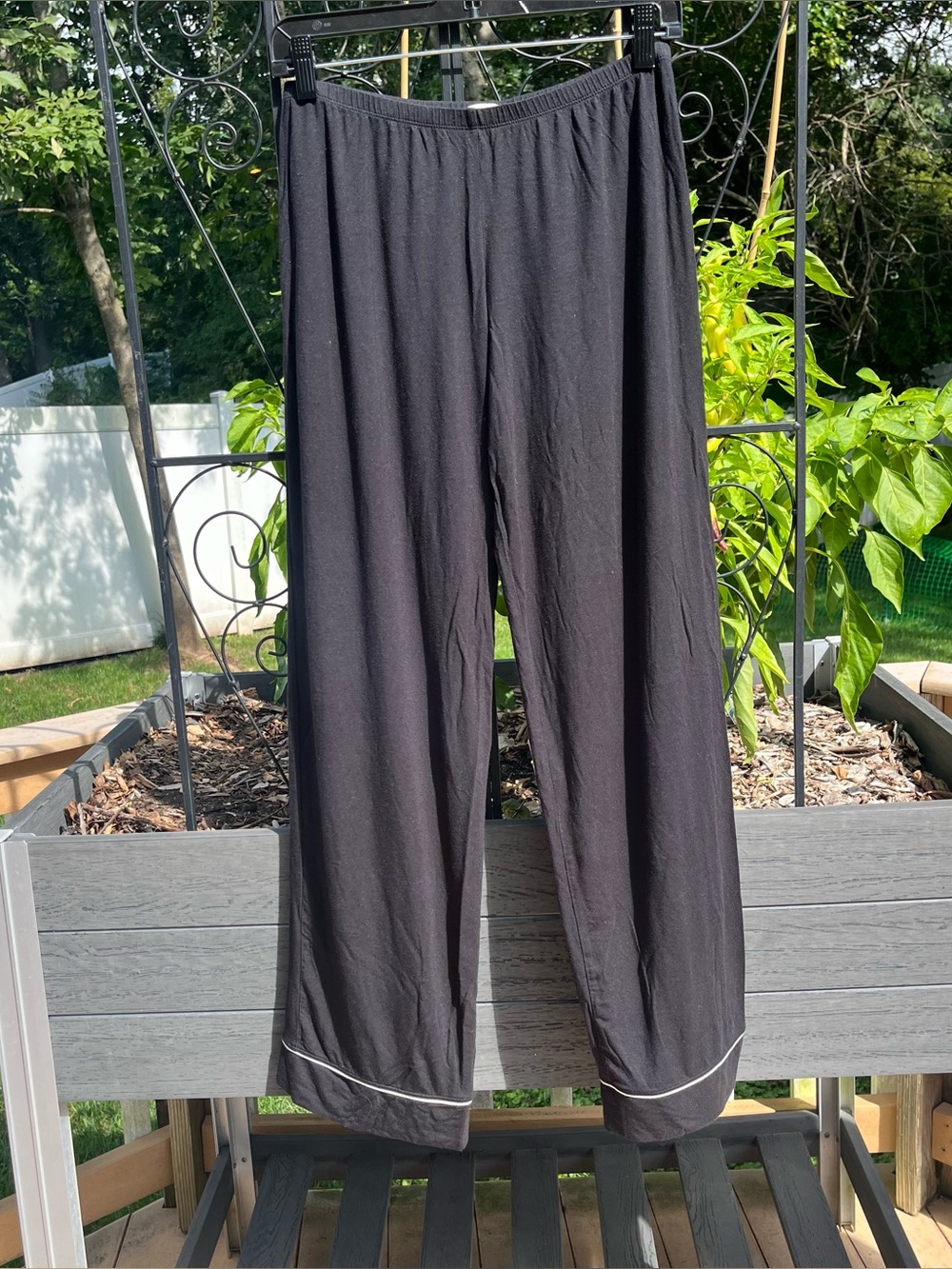Eberjey Gisele Stretch Tencel Modal Pajama Pants Black Size S Loungewear